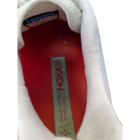 Hoka One One Mach 4 Womens White Red Running Shoes sneakers size 10B sku 8829 - Picture 14 of 16
